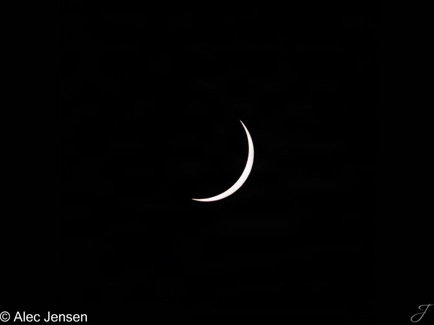 Sliver — North Texas · Solar Eclipse